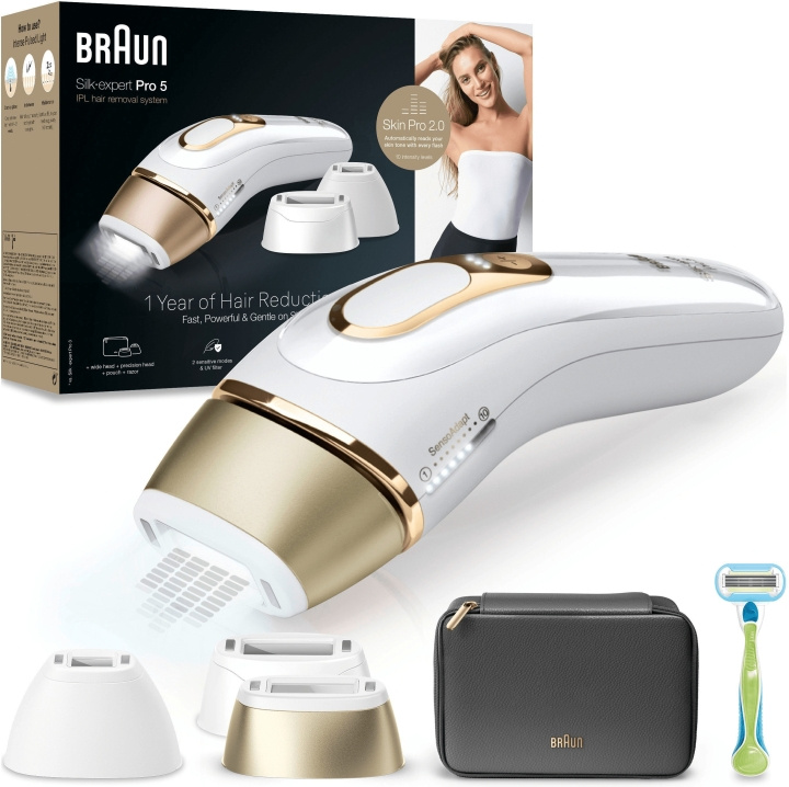 Braun IPL Silk-expert Pro 5 PL5242 IPL-apparat i gruppen SKÖNHET & HÄLSA / Hår & Styling / Hårborttagning / IPL & Laser hos TP E-commerce Nordic AB (C68596)