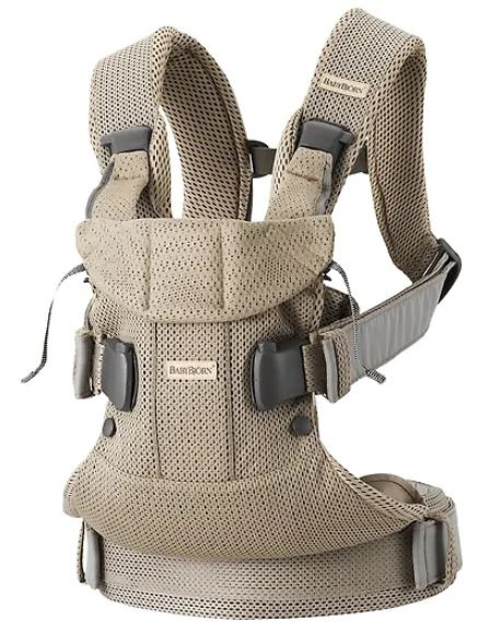 BabyBjörn Carrier One Air -slinga, Grå Beige 3D Mesh i gruppen LEKSAKER, BARN- & BABYPRODUKTER / Babysaker / Sköta & Hygien hos TP E-commerce Nordic AB (C68645)