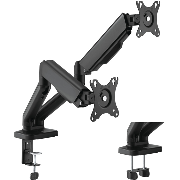 LogiLink Monitorarm dubbel med fjäder 17
