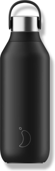Chilly\'s Bottles Chilly\'s Series 2 termosflaska, Abyss Black, 500 ml i gruppen SPORT, FRITID & HOBBY / Friluftsliv / Termosar & Vattenflaskor hos TP E-commerce Nordic AB (C69045)