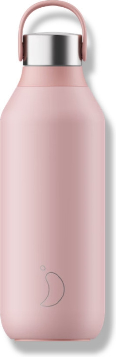 Chilly\'s Bottles Chilly\'s Series 2 termosflaska, Blush Pink, 500 ml i gruppen SPORT, FRITID & HOBBY / Friluftsliv / Termosar & Vattenflaskor hos TP E-commerce Nordic AB (C69046)