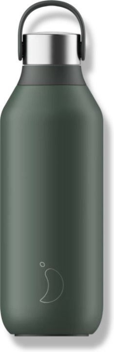 Chilly\'s Bottles Chilly\'s Series 2 termosflaska, tallgrön, 500 ml i gruppen SPORT, FRITID & HOBBY / Friluftsliv / Termosar & Vattenflaskor hos TP E-commerce Nordic AB (C69048)