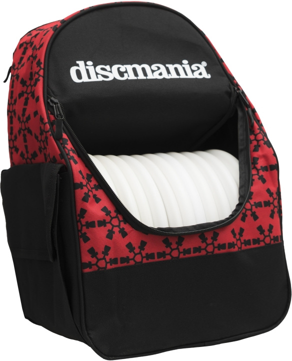 Discmania Fanatic Go frisbeegolf-ryggsäck, röd i gruppen SPORT, FRITID & HOBBY / Sportutrustning / Frisbeegolf hos TP E-commerce Nordic AB (C69057)
