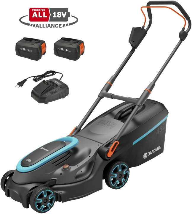 GARDENA PowerMax 37/36V P4A Bruksfärdig Set Accu Gräsklippare i gruppen HEM, HUSHÅLL & TRÄDGÅRD / Trädgårdsprodukter / Trädgårdsredskap hos TP E-commerce Nordic AB (C69072)
