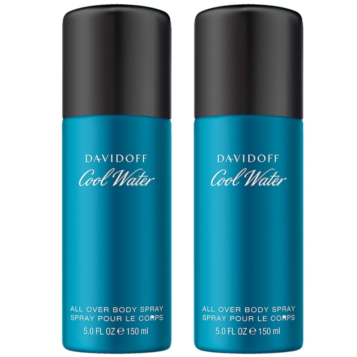 Davidoff 2-pack Davidoff Cool Water Body Spray 150ml i gruppen SKÖNHET & HÄLSA / Doft & Parfym / Deodorant / Deo för honom hos TP E-commerce Nordic AB (C69323)