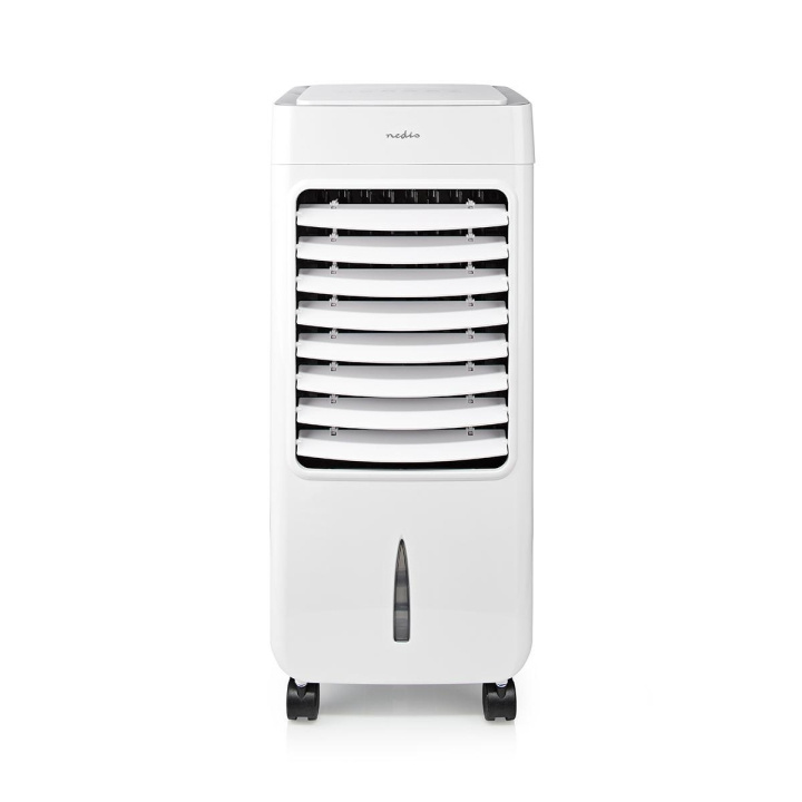 Nedis Portabel Air Cooler | Vattentankens kapacitet: 6 l | 3-Hastighet | 300 m³/h | Svängning | Fjärrkontroll | Stäng av timer | Joniserande funktion i gruppen HEM, HUSHÅLL & TRÄDGÅRD / Fläktar & Klimatprodukter / Luftkylare & AC hos TP E-commerce Nordic AB (C69340)