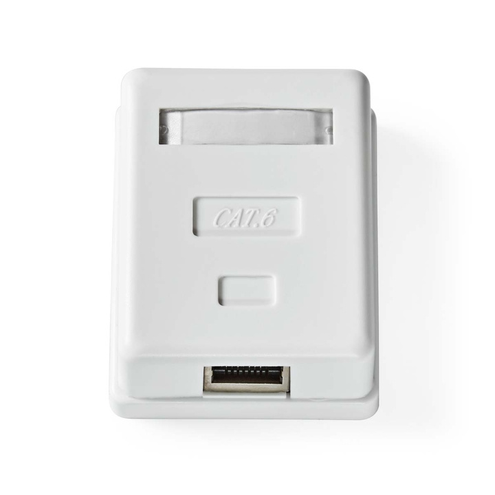 Nedis Nätverksvägglåda | På väggen | 1-Port port(s) | STP CAT6 | Rak | Hona | Guldplaterad | PVC | Vit | Låda i gruppen DATORER & KRINGUTRUSTNING / Datorkablar / Nätverkskablar / Adaptrar & Skarvdon hos TP E-commerce Nordic AB (C69345)