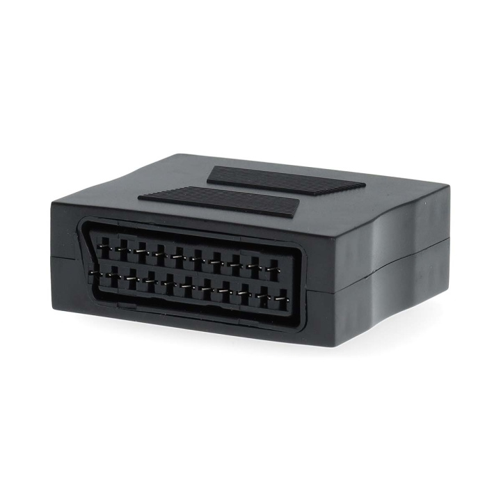 Nedis SCART-adapter | SCART Hona | SCART Hona | Nickelplaterad | Rak | ABS | Svart | 1 st. | Låda i gruppen HEMELEKTRONIK / Kablar & Adaptrar / Scart hos TP E-commerce Nordic AB (C69354)
