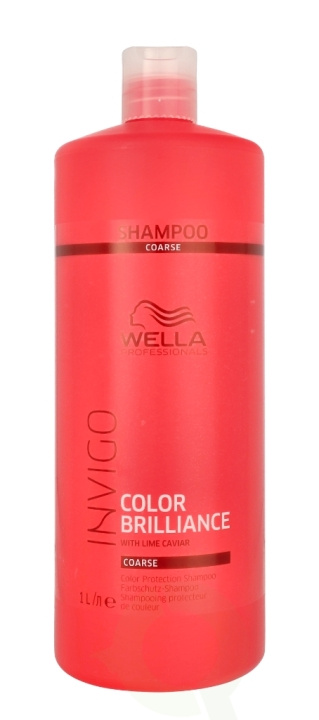 Wella Invigo - Color Brilliance Color Protection Shampoo 1000 ml Coarse Hair i gruppen SKÖNHET & HÄLSA / Hår & Styling / Hårvårdsprodukter / Schampo hos TP E-commerce Nordic AB (C69656)