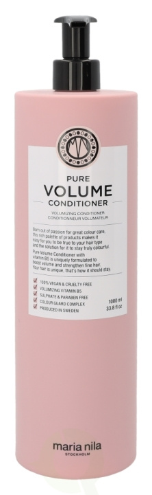 Maria Nila Pure Volume Conditioner 1000 ml i gruppen SKÖNHET & HÄLSA / Hår & Styling / Hårvårdsprodukter / Balsam hos TP E-commerce Nordic AB (C69665)