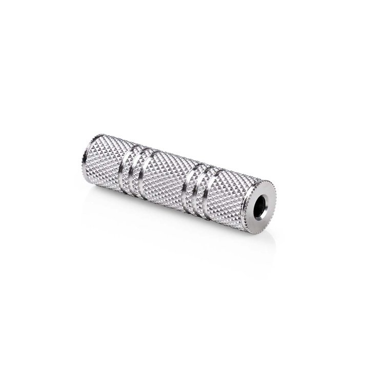 Nedis Stereo Audio Adapter | 3.5 mm Hona | 3.5 mm Hona | Nickelplaterad | Rak | Metall | Silver | 1 st. | Låda i gruppen HEMELEKTRONIK / Kablar & Adaptrar / Ljud Analog / Adaptrar hos TP E-commerce Nordic AB (C69684)