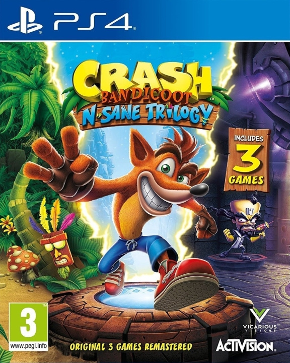 Activision Crash Bandicoot - N. Sane Trilogy (PS4) i gruppen HEMELEKTRONIK / Spelkonsoler & Tillbehör / Sony PlayStation 4 / Spel hos TP E-commerce Nordic AB (C69725)
