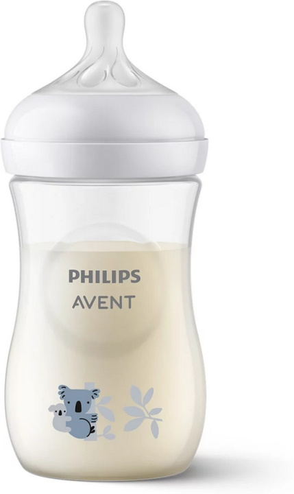 Philips Avent SCY903/67 Natural Response nappflaska, 260 ml, koala i gruppen LEKSAKER, BARN- & BABYPRODUKTER / Babysaker / Nappar & Bitringar hos TP E-commerce Nordic AB (C69780)