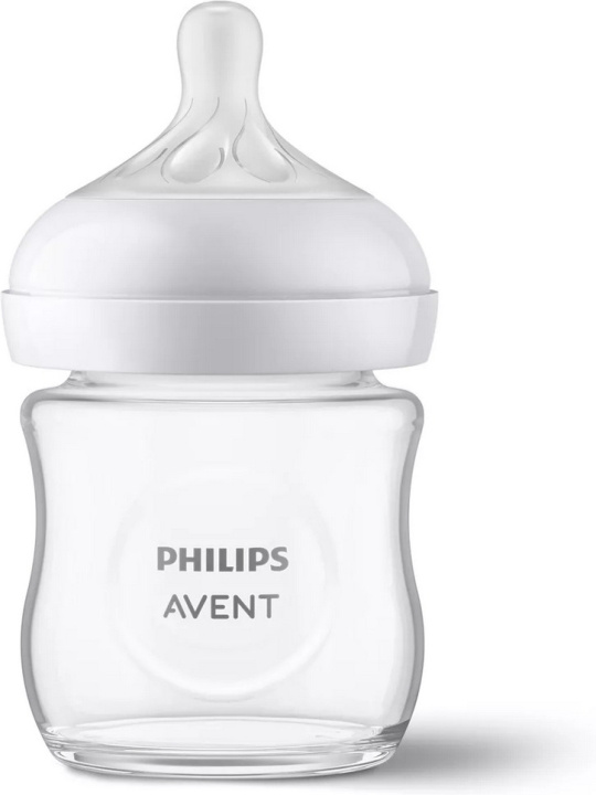 Philips Avent SCY930/01 Natural Response nappflaska i glas, 120 ml i gruppen LEKSAKER, BARN- & BABYPRODUKTER / Babysaker / Nappar & Bitringar hos TP E-commerce Nordic AB (C69784)