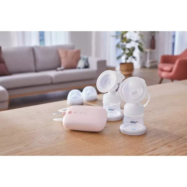 Philips Avent SCF397/31 tvådelad bröstpump, elektrisk i gruppen LEKSAKER, BARN- & BABYPRODUKTER / Babysaker / Nappar & Bitringar hos TP E-commerce Nordic AB (C69801)