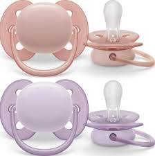 Philips Avent SCF091/31 Ultra Soft napp, 0-6 månader, 2 st, lila i gruppen LEKSAKER, BARN- & BABYPRODUKTER / Babysaker / Nappar & Bitringar hos TP E-commerce Nordic AB (C69809)