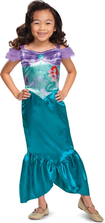Disguise Ariel Basic Plus dräkt, 4-6 år, 99-123 cm i gruppen LEKSAKER, BARN- & BABYPRODUKTER / Leksaker / Maskeradkläder hos TP E-commerce Nordic AB (C69954)