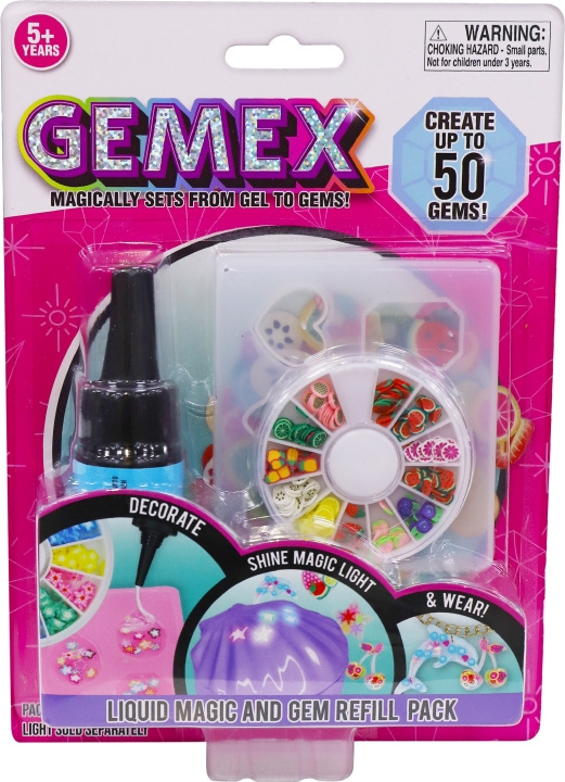 Gemex Refil gel- och strasstenar i gruppen LEKSAKER, BARN- & BABYPRODUKTER / Leksaker / Pyssel hos TP E-commerce Nordic AB (C70075)