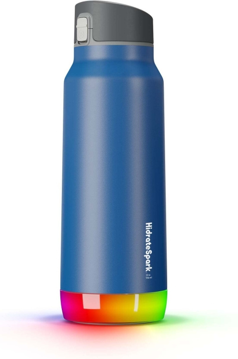 HidrateSpark PRO Chug Vattenflaska, 0,95 L, blå i gruppen SPORT, FRITID & HOBBY / Friluftsliv / Termosar & Vattenflaskor hos TP E-commerce Nordic AB (C70130)
