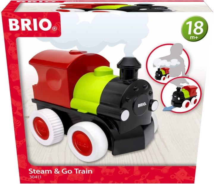 BRIO 30411 - Steam & Go-tåg | LEKSAKER, BARN- & BABYPRODUKTER - Babyleksaker - Aktivitetsleksaker | GameStuff