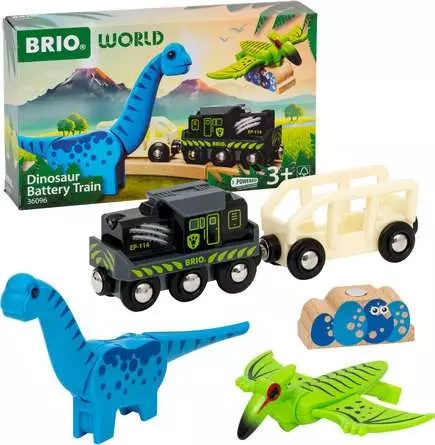 BRIO 36096 - Dinosaurie batteritåg | LEKSAKER, BARN- & BABYPRODUKTER - Leksaker - Byggleksaker - Brio tågbanor | GameStuff
