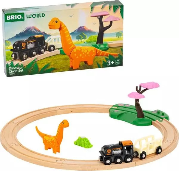 BRIO 36098 - Cirkelset med dinosaurie | LEKSAKER, BARN- & BABYPRODUKTER - Leksaker - Byggleksaker - Brio tågbanor | GameStuff