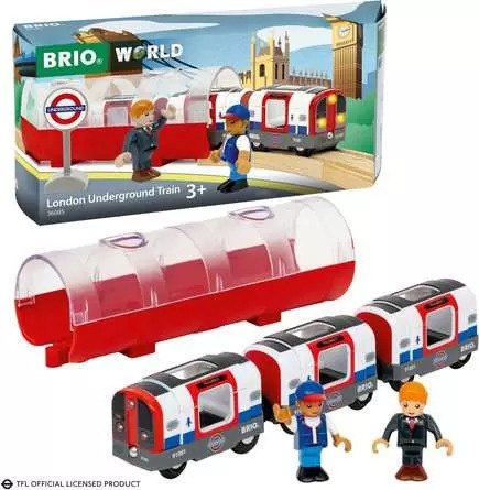BRIO 36085 - Tunnelbanetåg i London | LEKSAKER, BARN- & BABYPRODUKTER - Leksaker - Byggleksaker - Brio tågbanor | GameStuff