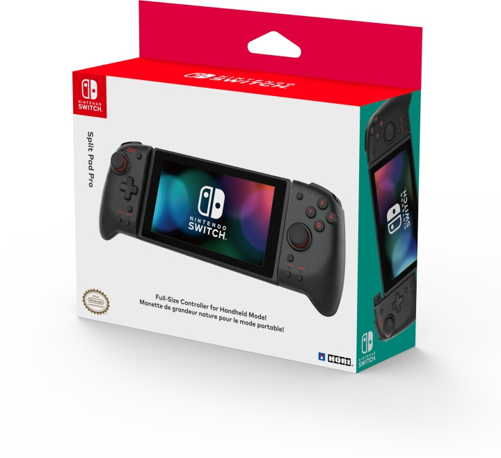 HORI Split Pad Pro Svart spelkontroll, Switch / Switch OLED i gruppen HEMELEKTRONIK / Spelkonsoler & Tillbehör / Nintendo Switch / Tillbehör hos TP E-commerce Nordic AB (C70151)
