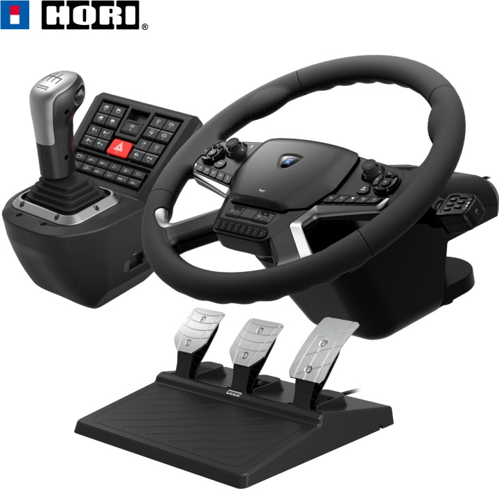 HORI Force Feedback Truck Control System, PC i gruppen DATORER & KRINGUTRUSTNING / Gaming / Gaming-rattar & Joysticks hos TP E-commerce Nordic AB (C70158)