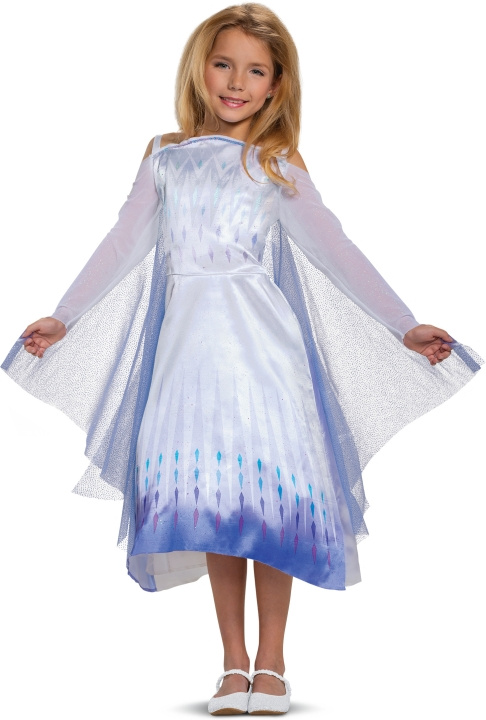 Disguise Snödrottning Frozen Elsa Klassisk dräkt, 7-8 år, 124-135 cm i gruppen LEKSAKER, BARN- & BABYPRODUKTER / Leksaker / Maskeradkläder hos TP E-commerce Nordic AB (C70166)