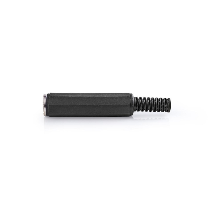 Nedis ljudkontakt | Rak | Hona | Nickelplaterad | Löda | Kabel input diameter: 6.0 mm | PVC | Svart | Plastpåse | 25 st i gruppen HEMELEKTRONIK / Kablar & Adaptrar / Ljud Analog / Adaptrar hos TP E-commerce Nordic AB (C70264)