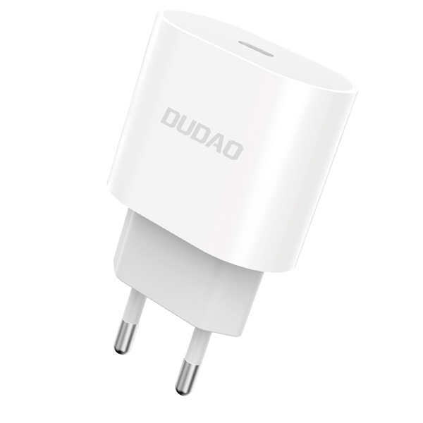 Dudao A8SEU Adapter 20Watt 1xUSB-C i gruppen SMARTPHONE & SURFPLATTOR / Laddare & Kablar / Väggladdare / Väggladdare Typ C hos TP E-commerce Nordic AB (C70274)