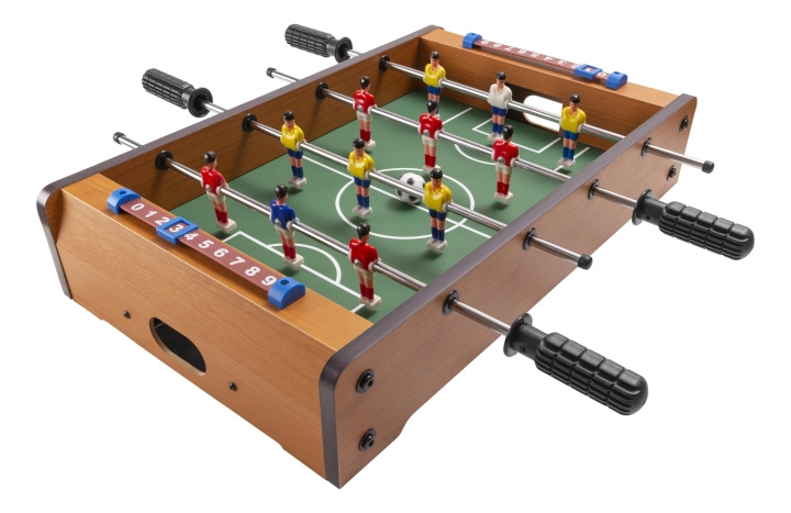 Stort fotbollsspel i trä, bordsmodell, 51x31 cm i gruppen LEKSAKER, BARN- & BABYPRODUKTER / Spel / Sällskapsspel hos TP E-commerce Nordic AB (C70460)
