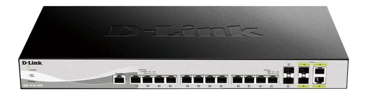D-Link 16 Port Switch 12x10G 2xSFP+ 2xCombo 10GBase-T/SFP+ ports i gruppen DATORER & KRINGUTRUSTNING / Nätverk / Switchar hos TP E-commerce Nordic AB (C70464)