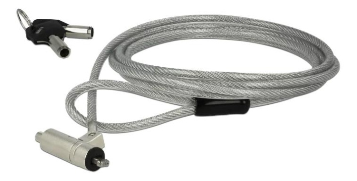 DeLOCK Laptop Security Cable with Key Lock for HP Nano slot i gruppen DATORER & KRINGUTRUSTNING / Datortillbehör / Övrigt hos TP E-commerce Nordic AB (C70499)