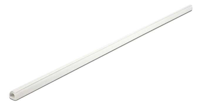 DeLOCK Cable Duct Mini self-closing self-adhesive 10x10mm 1m white i gruppen HEMELEKTRONIK / Kablar & Adaptrar / Kabelhantering hos TP E-commerce Nordic AB (C70500)