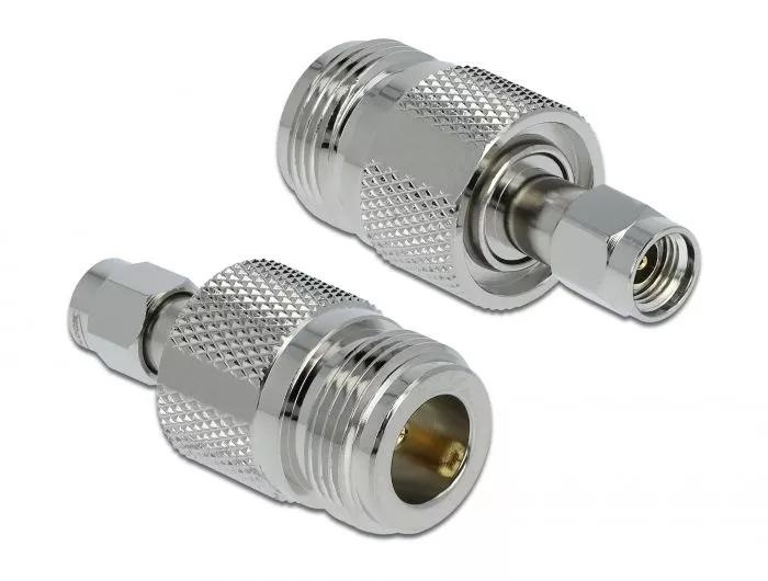 DeLOCK Adapter N jack to RP-SMA plug i gruppen HEMELEKTRONIK / Kablar & Adaptrar / Ljud Analog / Adaptrar hos TP E-commerce Nordic AB (C70505)