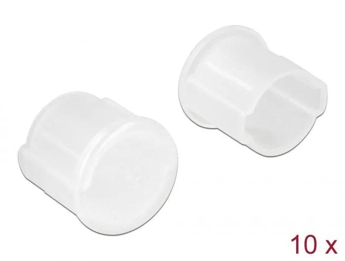 DeLOCK Dust Cover for BNC female 10 pieces transparent i gruppen HEMELEKTRONIK / Kablar & Adaptrar / Antennkablar & Tillbehör / Tillbehör hos TP E-commerce Nordic AB (C70547)