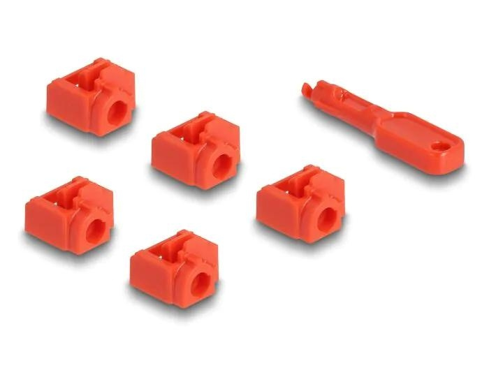 DeLOCK RJ45 Port Blocker Set for RJ45 jack 10 pieces i gruppen DATORER & KRINGUTRUSTNING / Datorkablar / Övriga datorkablar hos TP E-commerce Nordic AB (C70557)