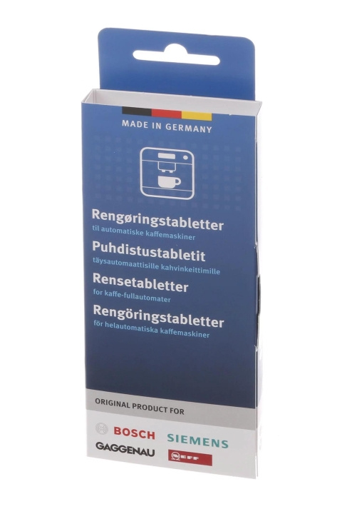 Bosch Cleaning tablets for full automatic coffee machine i gruppen HEM, HUSHÅLL & TRÄDGÅRD / Hushållsmaskiner / Kaffemaskiner & Tillbehör / Filter & Tillbehör hos TP E-commerce Nordic AB (C70566)