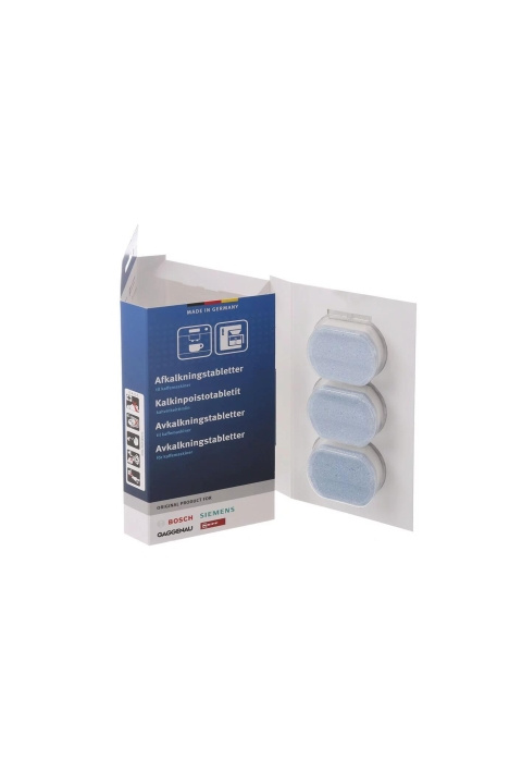 Bosch Descaler Tablets i gruppen HEM, HUSHÅLL & TRÄDGÅRD / Hushållsmaskiner / Kaffemaskiner & Tillbehör / Filter & Tillbehör hos TP E-commerce Nordic AB (C70567)