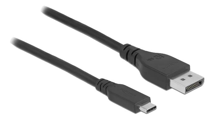 DeLOCK Bidirectional USB Type-C™ to DisplayPort Cable 8K 60 Hz 0.5m | DATORER & KRINGUTRUSTNING - Datorkablar - DisplayPort - Adaptrar | GameStuff