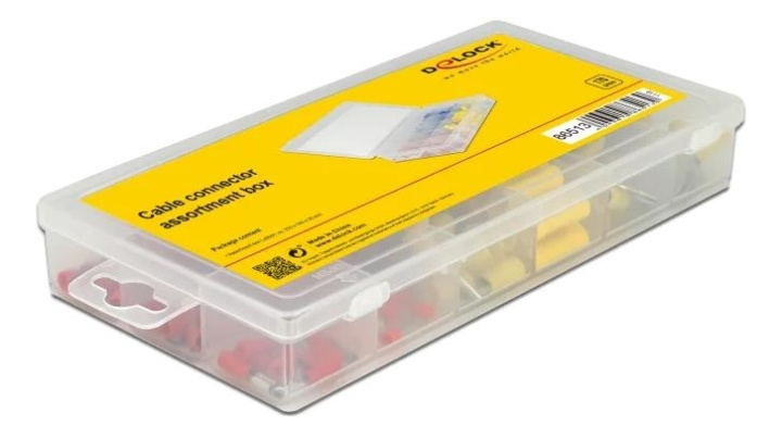 DeLOCK Cable connector assortment box 170 pieces coloured i gruppen HEM, HUSHÅLL & TRÄDGÅRD / El & Belysning / Elinstallation / Övriga el-tillbehör hos TP E-commerce Nordic AB (C70764)