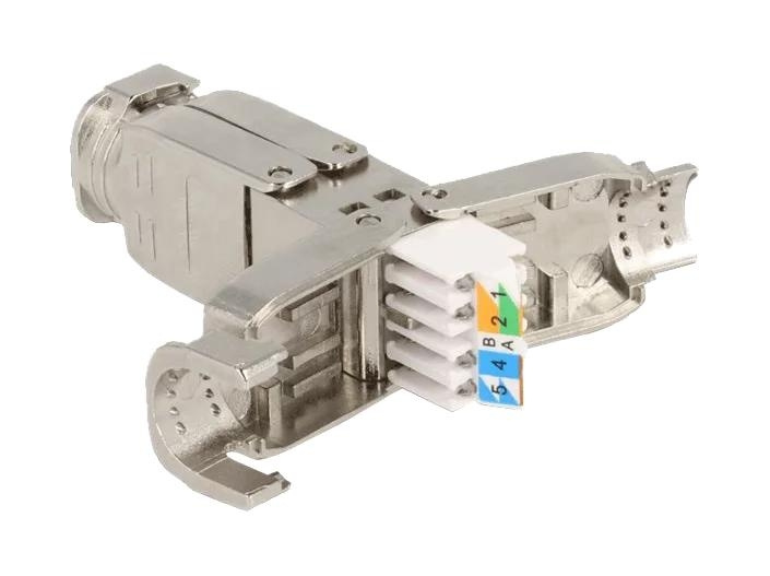 DeLOCK Coupler for network cable Cat.6 STP toolfree i gruppen DATORER & KRINGUTRUSTNING / Datorkablar / Nätverkskablar / Adaptrar & Skarvdon hos TP E-commerce Nordic AB (C70772)