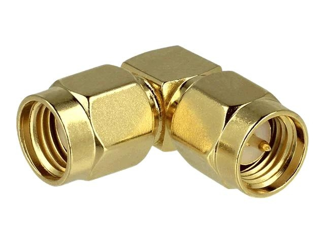 DeLOCK Adapter RP-SMA Plug > SMA Plug 90° i gruppen HEMELEKTRONIK / Kablar & Adaptrar / Ljud Analog / Adaptrar hos TP E-commerce Nordic AB (C70784)
