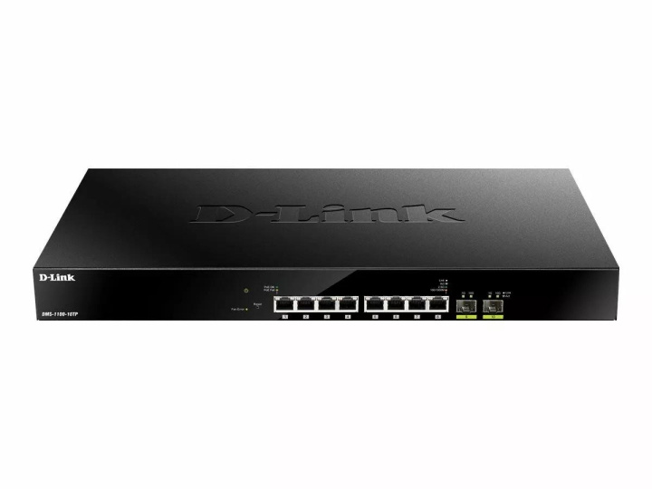 D-Link Switch, 8x 100/1000/2.5G (PoE+) + 2x 10 Gigabit SFP+, PoE+ i gruppen DATORER & KRINGUTRUSTNING / Nätverk / Switchar hos TP E-commerce Nordic AB (C70815)