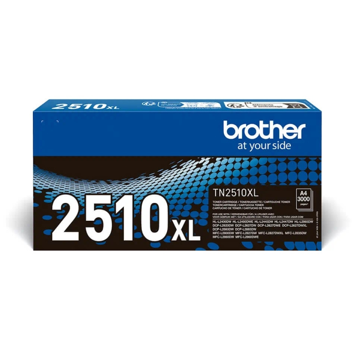 Brother Toner TN2510XL TN-2510 XL Svart i gruppen DATORER & KRINGUTRUSTNING / Skrivare & Tillbehör / Bläck & Toner / Toner / Brother hos TP E-commerce Nordic AB (C71092)