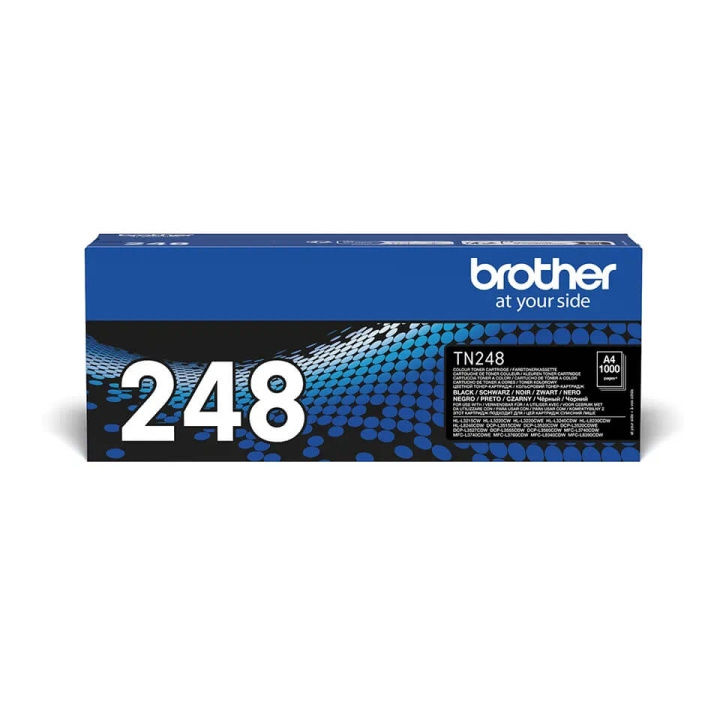 Brother Toner TN248BK TN-248 Svart i gruppen DATORER & KRINGUTRUSTNING / Skrivare & Tillbehör / Bläck & Toner / Toner / Brother hos TP E-commerce Nordic AB (C71093)
