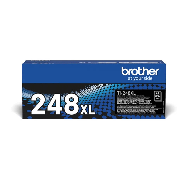 Brother Toner TN248XLBK TN-248 XL Svart i gruppen DATORER & KRINGUTRUSTNING / Skrivare & Tillbehör / Bläck & Toner / Toner / Brother hos TP E-commerce Nordic AB (C71097)