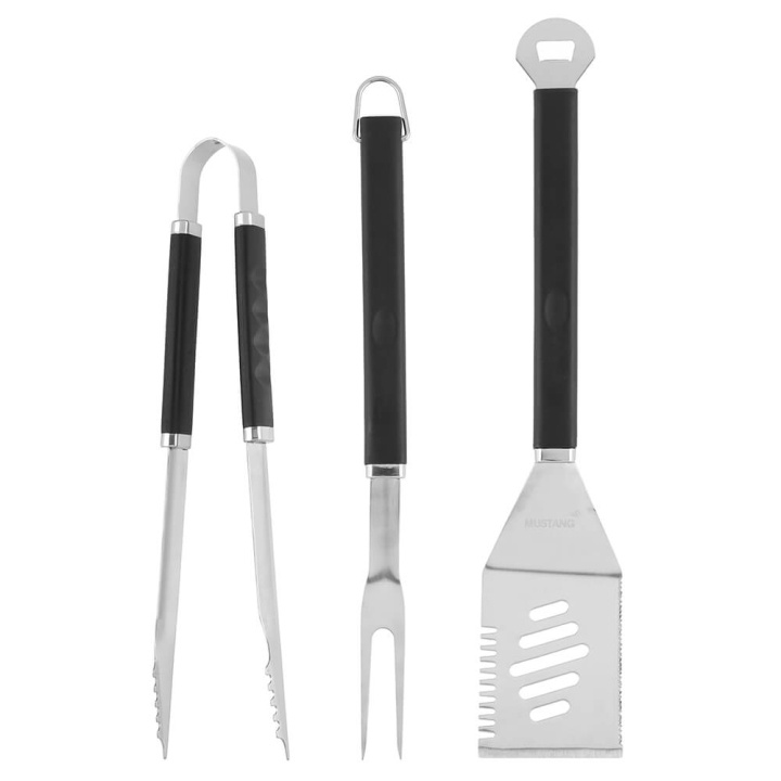 Mustang Grillredskap Set om 3 Styck i gruppen HEM, HUSHÅLL & TRÄDGÅRD / Trädgårdsprodukter / Grillar & Grilltillbehör hos TP E-commerce Nordic AB (C71128)